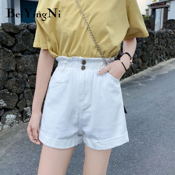 summer denim shorts women fashion vintage harajuku elastic high waist jeans short college korean buttons clothes 210427, White;black
summer denim shorts women fashion vintage harajuku elastic high waist jeans short college korean buttons clothes 210427, White;black