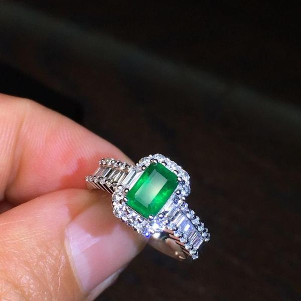 cluster rings p324 emerald ring fine jewelry solid 18k gold 100% natural 1.04ct gemstones female wedding for women, Golden;silver
cluster rings p324 emerald ring fine jewelry solid 18k gold 100% natural 1.04ct gemstones female wedding for women, Golden;silver