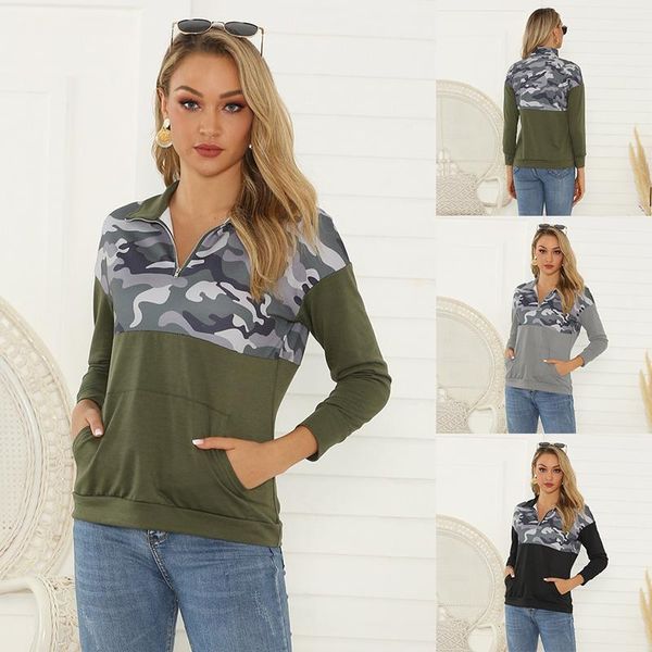 women's hoodies & sweatshirts camouflage autumn hooded fashion women casual long sleeve pockets pullovers streetwear sudadera mujer, Black
women's hoodies & sweatshirts camouflage autumn hooded fashion women casual long sleeve pockets pullovers streetwear sudadera mujer, Black