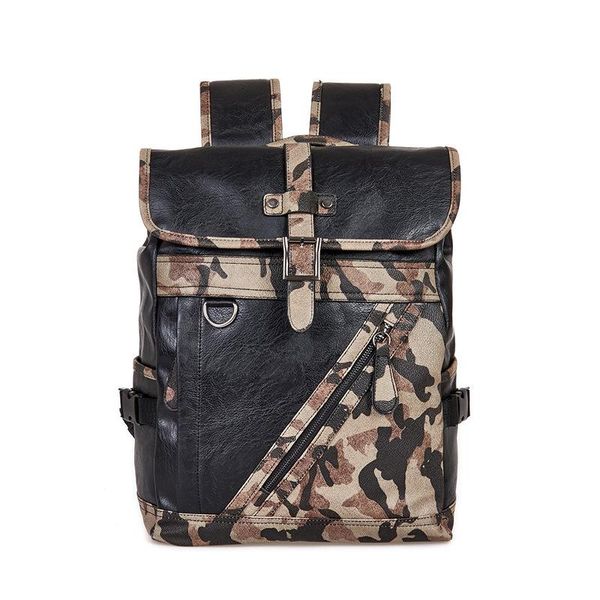 backpack pu leather camouflage men's fashion trend student bag casual minimalist travel personality youth
backpack pu leather camouflage men's fashion trend student bag casual minimalist travel personality youth