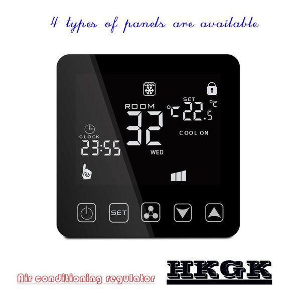 smart home control 220vac central air conditioner thermostat, 4pipe with 5 + 2 programming, 4 kinds of panel optional
smart home control 220vac central air conditioner thermostat, 4pipe with 5 + 2 programming, 4 kinds of panel optional