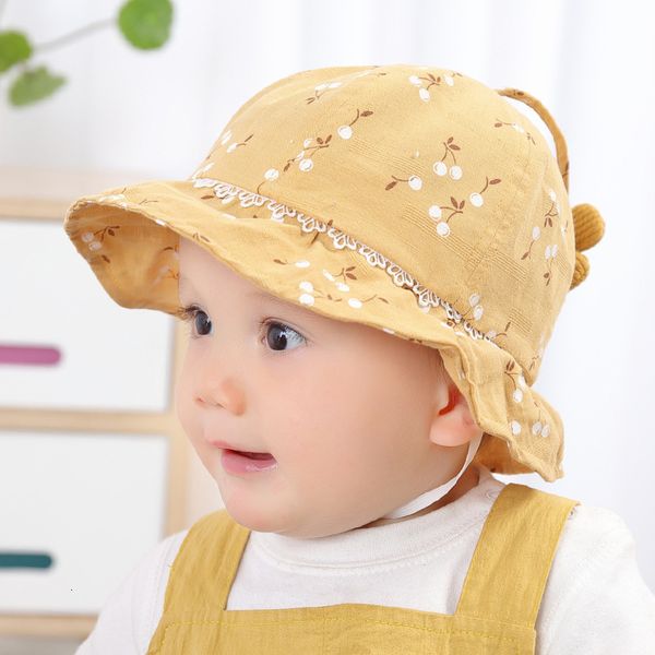 baby fisherman's hat spring and summer thin pure cotton korean princess flower basin 0-1 year old girl sunscreen, Blue;gray
baby fisherman's hat spring and summer thin pure cotton korean princess flower basin 0-1 year old girl sunscreen, Blue;gray