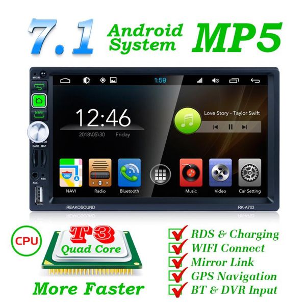 car video radio android 7.1 7 inch touch screen multimedia quad core 1gb 16gb rom wifi gps navigation head unit 4k player
car video radio android 7.1 7 inch touch screen multimedia quad core 1gb 16gb rom wifi gps navigation head unit 4k player
