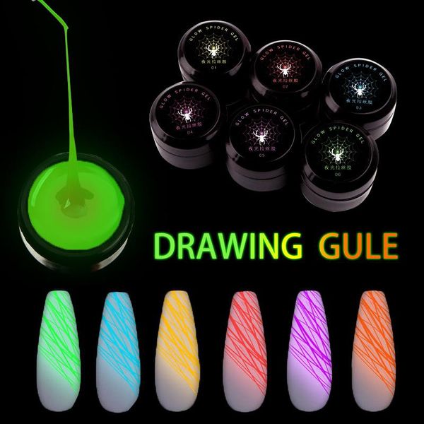 nail gel luminous spider line for nails art polish uv colors painting lacquer web stickers, Red;pink
nail gel luminous spider line for nails art polish uv colors painting lacquer web stickers, Red;pink