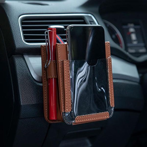 car organizer air outlet pockets multi-function pu auto phone storage bag hanging creative box for interior accessories
car organizer air outlet pockets multi-function pu auto phone storage bag hanging creative box for interior accessories