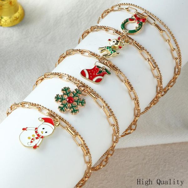 link, chain ins korean fashion metal simplicity snowman snowflake cute geometry christmas jewelry gifts for women hollow accessories, Black
link, chain ins korean fashion metal simplicity snowman snowflake cute geometry christmas jewelry gifts for women hollow accessories, Black