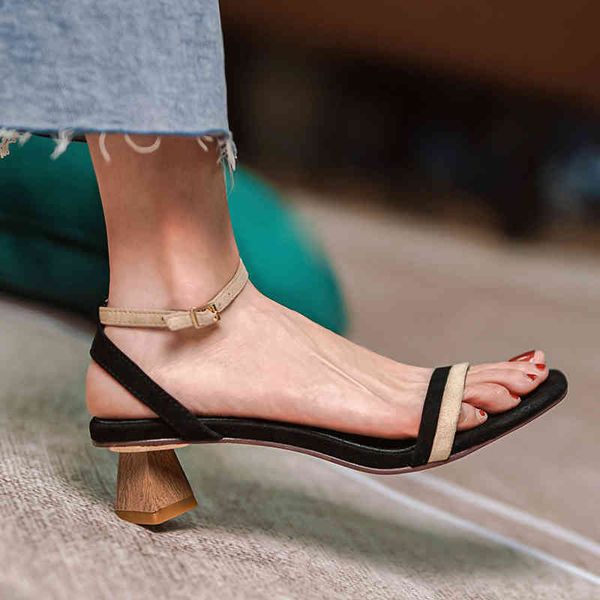 dress shoes female sheep suede shoes, casual with buckles and women's straps, thick heels, ankle, handmade summer jpli, Black
dress shoes female sheep suede shoes, casual with buckles and women's straps, thick heels, ankle, handmade summer jpli, Black
