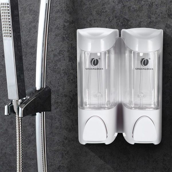 300ml * 2 wall mount liquid soap dispenser bathroom accessories plastic detergent shampoo dispensers
300ml * 2 wall mount liquid soap dispenser bathroom accessories plastic detergent shampoo dispensers