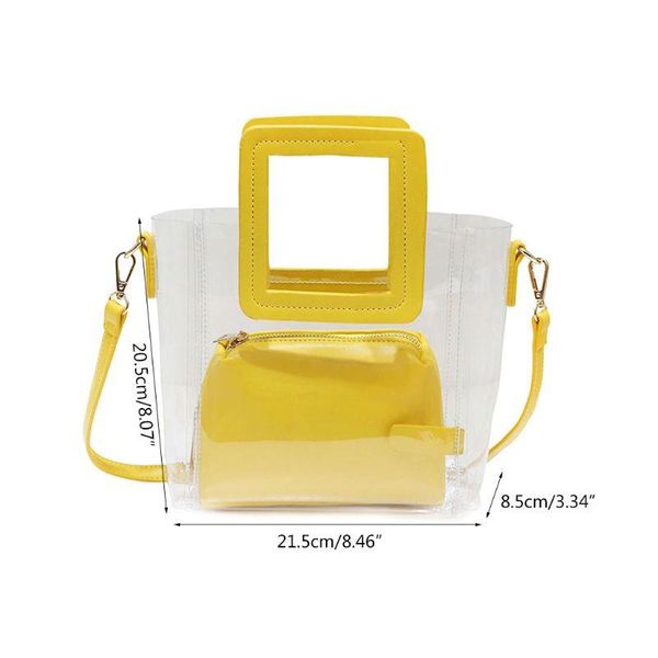 evening bags 50ld 2pcs women transparent small handbag shoulder bag summer beach purse crossbody tote handle
evening bags 50ld 2pcs women transparent small handbag shoulder bag summer beach purse crossbody tote handle