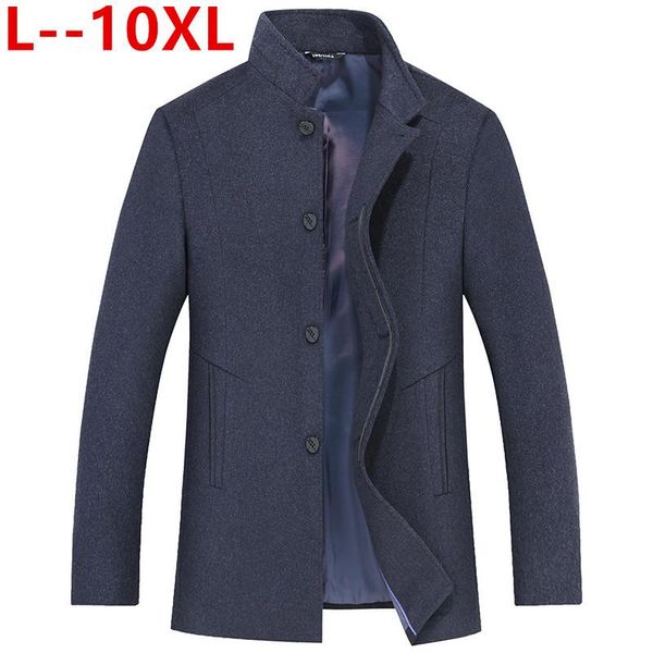 men's wool & blends 10xl 8xl 6xl men winter coat fashion solid color warm thick woolen pea male trench overcoat, Black
men's wool & blends 10xl 8xl 6xl men winter coat fashion solid color warm thick woolen pea male trench overcoat, Black