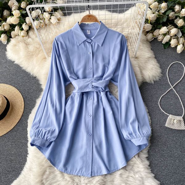 casual dresses female design blouse retro turndown-collar unique breasted the line dressed as chic korean autumn streetwear short dress ktsv, Black;gray
casual dresses female design blouse retro turndown-collar unique breasted the line dressed as chic korean autumn streetwear short dress ktsv, Black;gray