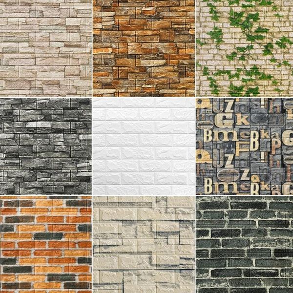 self-adhesive 3d brick wall sticker waterproof foam wallpaper for room kitchen roof ceiling background rustic decals wallpapers
self-adhesive 3d brick wall sticker waterproof foam wallpaper for room kitchen roof ceiling background rustic decals wallpapers