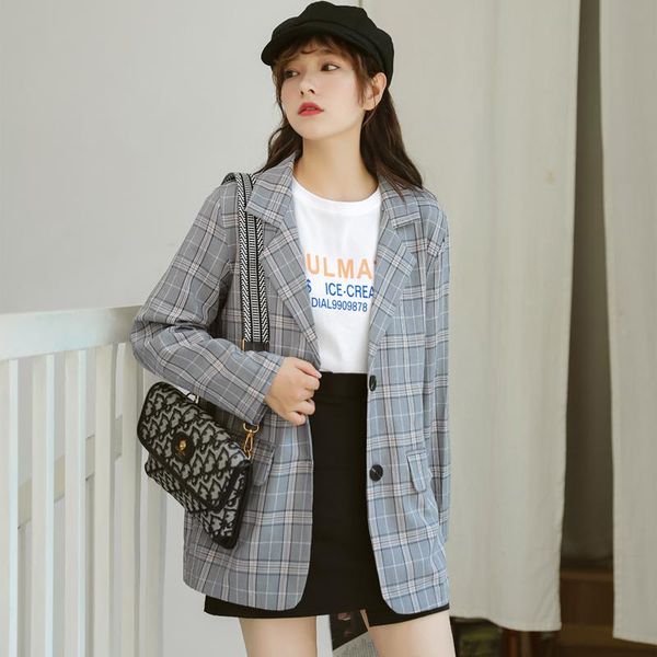 women's suits & blazers 2021 autumn vintage blazer women suit jacket femme plaszcz plaid checkered elegant, White;black
women's suits & blazers 2021 autumn vintage blazer women suit jacket femme plaszcz plaid checkered elegant, White;black