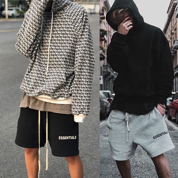 fashionable shorts 2021 feel of god fog double track essentials high street cotton terry casual for men, White;black
fashionable shorts 2021 feel of god fog double track essentials high street cotton terry casual for men, White;black