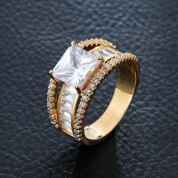 wedding rings cibo style in europe and america atmospheric square zircon multilayer ring hand act the role of copper accesso, Slivery;golden
wedding rings cibo style in europe and america atmospheric square zircon multilayer ring hand act the role of copper accesso, Slivery;golden