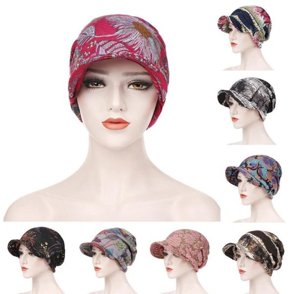 beanie/skull caps fashion women printed hat lady hair loss chemo headwear beret beanie peaked cap spring autumn head scarf wrap berets turba, Blue;gray
beanie/skull caps fashion women printed hat lady hair loss chemo headwear beret beanie peaked cap spring autumn head scarf wrap berets turba, Blue;gray