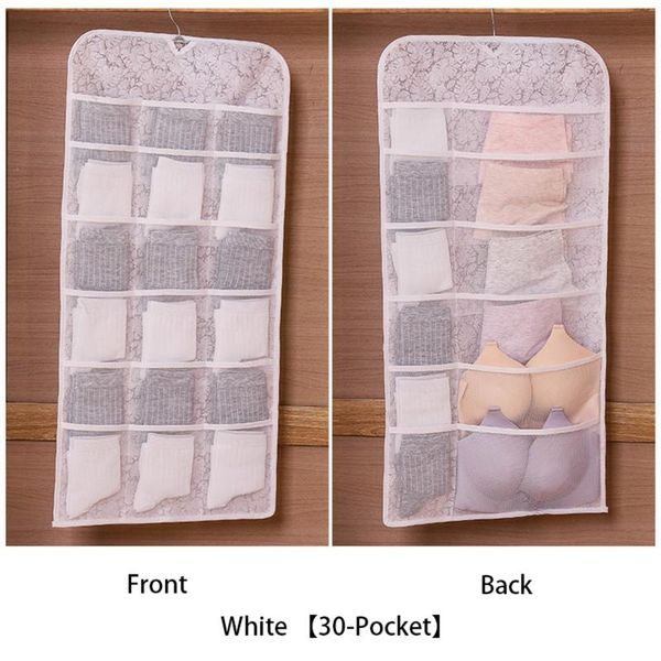 storage boxes & bins 15/30 pockets hanging organizer wall door bag sided underwear bra socks sorting rack closet wardrobe
storage boxes & bins 15/30 pockets hanging organizer wall door bag sided underwear bra socks sorting rack closet wardrobe