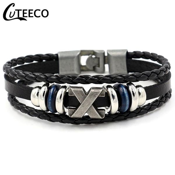 multilayer x bracelet men casual fashion braided leather bracelets for women punk rock jewelry gift charm, Golden;silver
multilayer x bracelet men casual fashion braided leather bracelets for women punk rock jewelry gift charm, Golden;silver