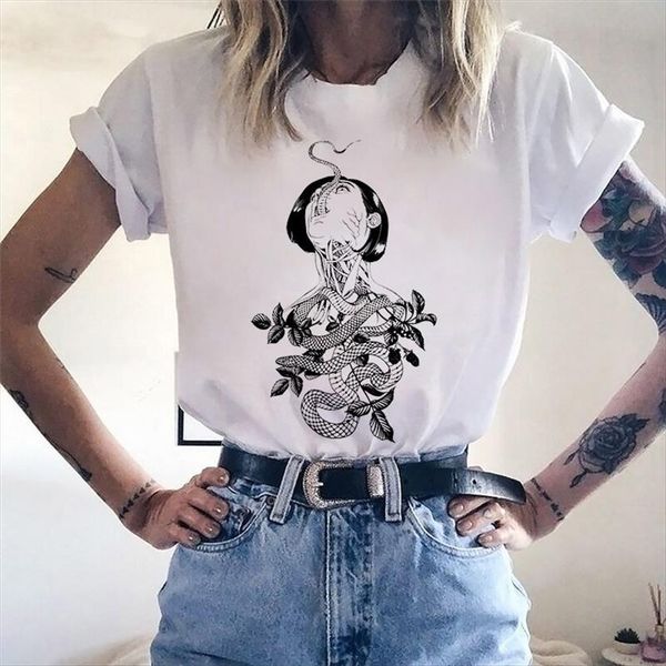 terror summer tshirts mujer camisetas womens t shirts fashion clothes graphic lady print female tee shirt, White
terror summer tshirts mujer camisetas womens t shirts fashion clothes graphic lady print female tee shirt, White
