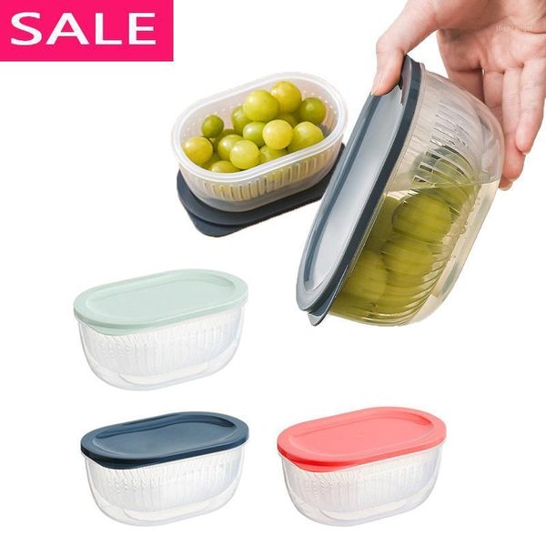 kitchen storage box fresh-keeping refrigerator fruit vegetable drain crisper container bottles & jars
kitchen storage box fresh-keeping refrigerator fruit vegetable drain crisper container bottles & jars