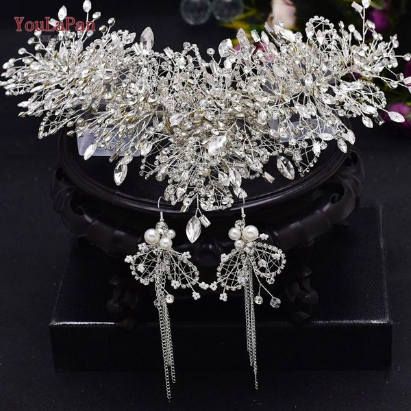 headpieces youlapan hp372 fashion tiaras crowns with earring crystal rhinestones headdress wedding party jewelry set hair accessories, Silver
headpieces youlapan hp372 fashion tiaras crowns with earring crystal rhinestones headdress wedding party jewelry set hair accessories, Silver