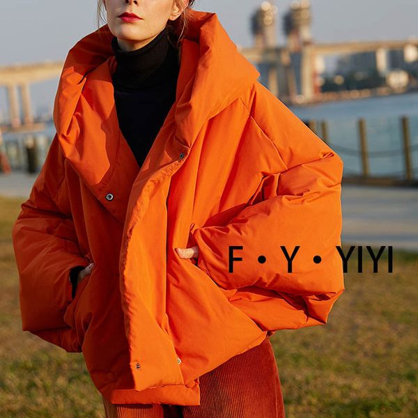 down jacket women's style high warm short bat loose designer thickened winter fashion, Black
down jacket women's style high warm short bat loose designer thickened winter fashion, Black