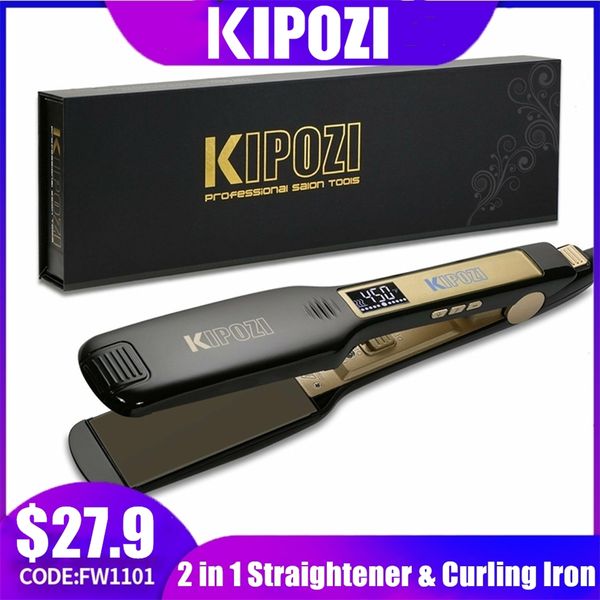 kipozi professional hair straightener titanium flat iron with digital lcd display dual voltage instant heating curling iron
kipozi professional hair straightener titanium flat iron with digital lcd display dual voltage instant heating curling iron