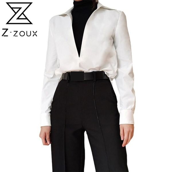 women blouse v neck long sleeve shirts temperament white solid all match ladies autumn winter 210513
women blouse v neck long sleeve shirts temperament white solid all match ladies autumn winter 210513