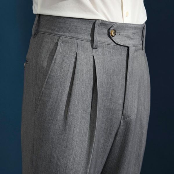 men's suits & blazers korean 2021 fashion versatile slim long pants spring clothes office trousers men luxury high waist casual, White;black
men's suits & blazers korean 2021 fashion versatile slim long pants spring clothes office trousers men luxury high waist casual, White;black