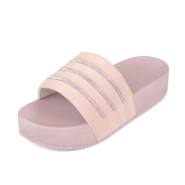 slippers 2021 oversized rhinestone sandals women summer thick bottom platform beach shoes ladies, Black
slippers 2021 oversized rhinestone sandals women summer thick bottom platform beach shoes ladies, Black