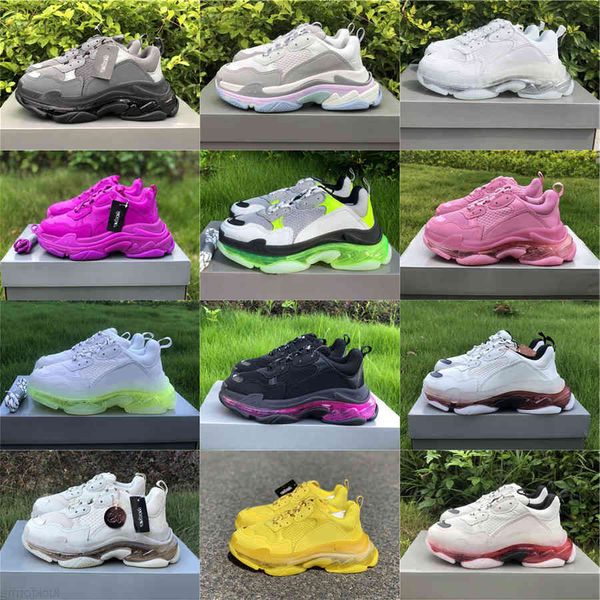paris triple s running shoes clear sole black athletic low sneakers 17fw men women platform vintage old dad 36-45
paris triple s running shoes clear sole black athletic low sneakers 17fw men women platform vintage old dad 36-45
