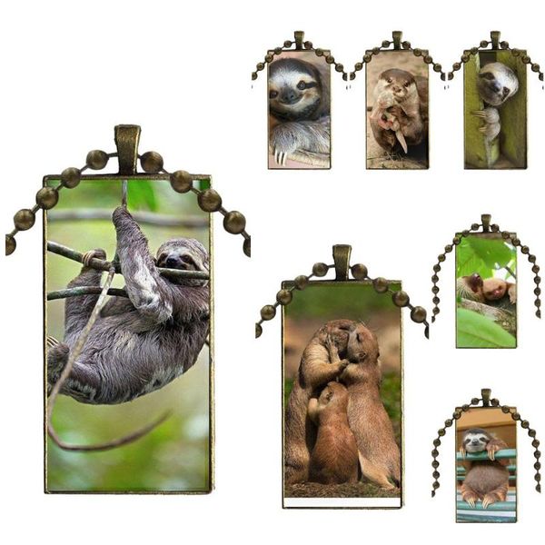 glass cabochon choker pendant rectangle necklace bronze color jewelry for women men sloth hanging fat sleepy furry necklaces, Silver
glass cabochon choker pendant rectangle necklace bronze color jewelry for women men sloth hanging fat sleepy furry necklaces, Silver