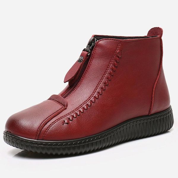boots women snow ladies pu leather short boot casual platform warm plush ankle solid comfortable shoes fashion female, Black
boots women snow ladies pu leather short boot casual platform warm plush ankle solid comfortable shoes fashion female, Black