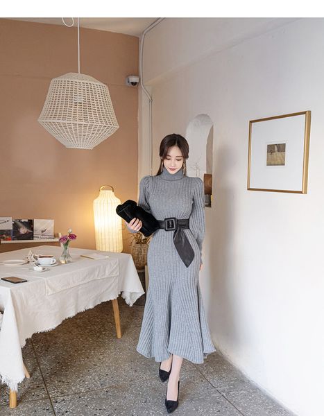 casual dresses women turtleneck knitted sweater long autumn solid sleeve elegant bodycon sheath female d2hv, Black;gray
casual dresses women turtleneck knitted sweater long autumn solid sleeve elegant bodycon sheath female d2hv, Black;gray