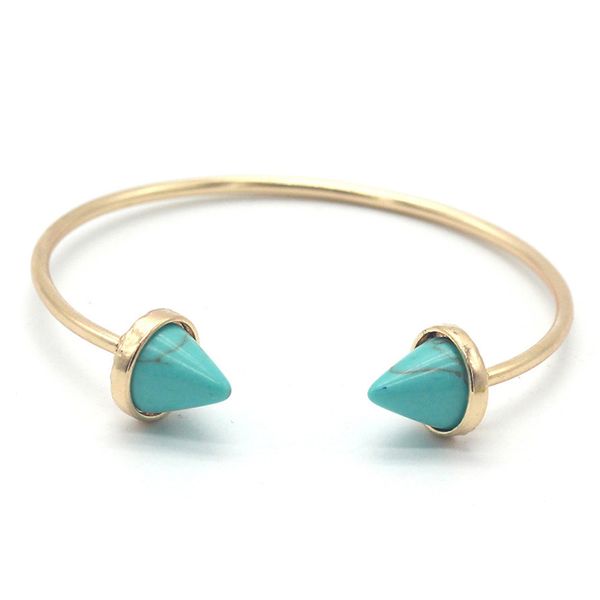 inlaid textured stone bangle bracelets personality design women simple metal geometric triangle bracelet combination temperament wild wrist, Black
inlaid textured stone bangle bracelets personality design women simple metal geometric triangle bracelet combination temperament wild wrist, Black