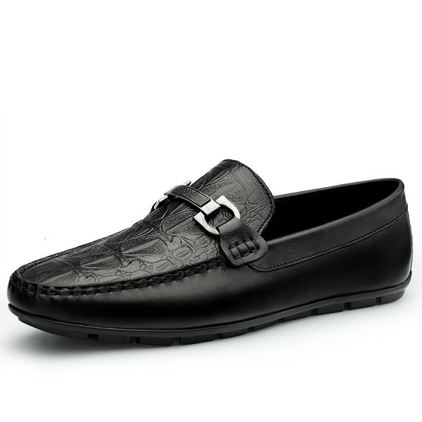 dress shoes male shoes, legitimate leather moccasins, slip-on men's casual shoes. ch67, Black
dress shoes male shoes, legitimate leather moccasins, slip-on men's casual shoes. ch67, Black