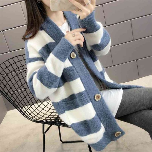 cardigans women autumn and winter jacket loose literary v-neck long-sleeved embroidery women's knitted cardigan sweater 210427, White;black
cardigans women autumn and winter jacket loose literary v-neck long-sleeved embroidery women's knitted cardigan sweater 210427, White;black