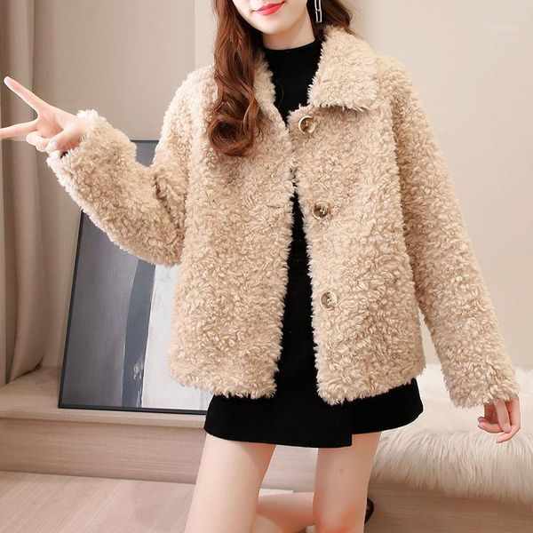 women's fur & faux women autumn winter real lamb sheepskin coat genuine granular sheep shearing jacket female casual warm outerwear y81, Black
women's fur & faux women autumn winter real lamb sheepskin coat genuine granular sheep shearing jacket female casual warm outerwear y81, Black