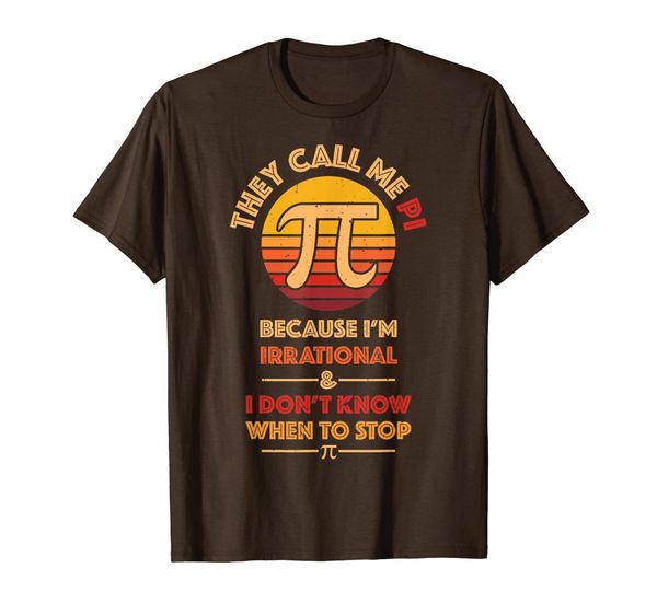 funny retro pi day math teacher gifts they call me pi t-shirt, White;black
funny retro pi day math teacher gifts they call me pi t-shirt, White;black