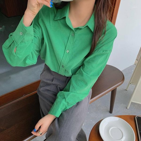 hzirip ol elegant vintage chic corduroy shirt women blouses spring autumn loose lapel long sleeve shirts woman clothes women's &, White
hzirip ol elegant vintage chic corduroy shirt women blouses spring autumn loose lapel long sleeve shirts woman clothes women's &, White