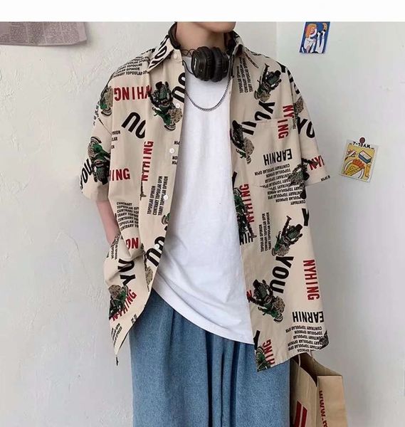 men's casual shirts shirtprinted men's short summer fairy versatile half sleeve shirt korean fashion handsome dv99, White;black
men's casual shirts shirtprinted men's short summer fairy versatile half sleeve shirt korean fashion handsome dv99, White;black