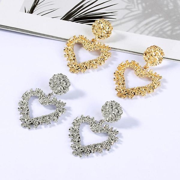 western stylish modern gold earrings for women geometric heart african bold fashion jewelry 2021 stud, Golden;silver
western stylish modern gold earrings for women geometric heart african bold fashion jewelry 2021 stud, Golden;silver