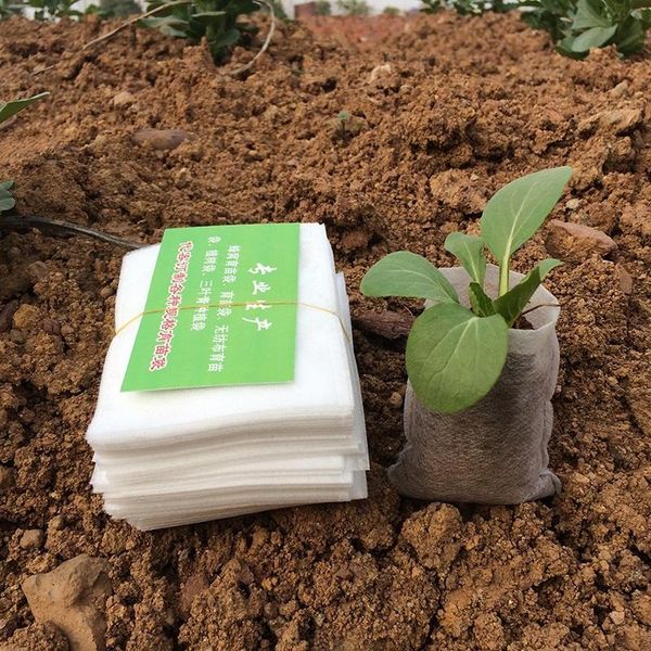 planters & pots 100pcs/lot biodegradable bags for nursery plant growing vegetable garden cultivation farm g328
planters & pots 100pcs/lot biodegradable bags for nursery plant growing vegetable garden cultivation farm g328