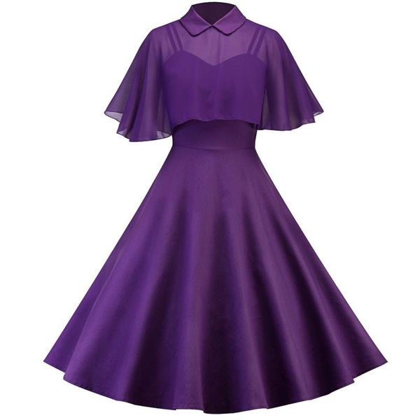 casual dresses fashion women's solid colors vintage plus size mesh chiffon cape gothic cloak sleeve party cosplay halloween dress vestid, Black;gray
casual dresses fashion women's solid colors vintage plus size mesh chiffon cape gothic cloak sleeve party cosplay halloween dress vestid, Black;gray