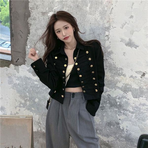 women's jackets denim jacket women spring autumn short female button up retro cotton loose fashion demin coat for woman ladies outwear, Black;brown
women's jackets denim jacket women spring autumn short female button up retro cotton loose fashion demin coat for woman ladies outwear, Black;brown