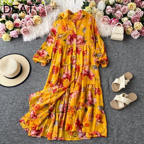 casual dresses deat women printing chiffon dress turn-down collar long sleeve arrivals lady temperament fashion spring autumn 2021 11d2080, Black;gray
casual dresses deat women printing chiffon dress turn-down collar long sleeve arrivals lady temperament fashion spring autumn 2021 11d2080, Black;gray