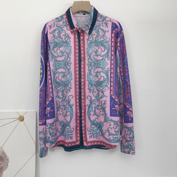 men's casual shirts italy floral style male/female shirt spring fall male sleeves c225, White;black
men's casual shirts italy floral style male/female shirt spring fall male sleeves c225, White;black
