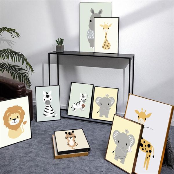paintings cartoon animation style animal tiger zebra lion elephant printed canvas poster painting children bedroom wall art decor
paintings cartoon animation style animal tiger zebra lion elephant printed canvas poster painting children bedroom wall art decor