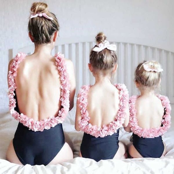 summer matching mother swimsuit mother daughter women kid baby girl petal one piece bikini swimwear bathing suit beach, Blue
summer matching mother swimsuit mother daughter women kid baby girl petal one piece bikini swimwear bathing suit beach, Blue