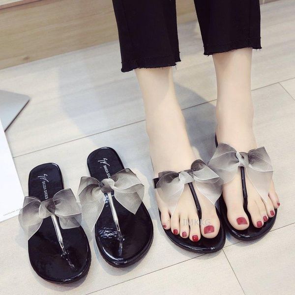 fashion silver jelly sandals bowtie home slippers women flat slides casual beach flip flops summer shoes, Black
fashion silver jelly sandals bowtie home slippers women flat slides casual beach flip flops summer shoes, Black
